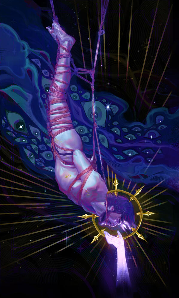 &quot;The Hanged Man&quot; Starcrossed - a queer tarot